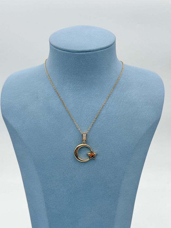 Çelik Kolye 45cm // KOLYE-6385