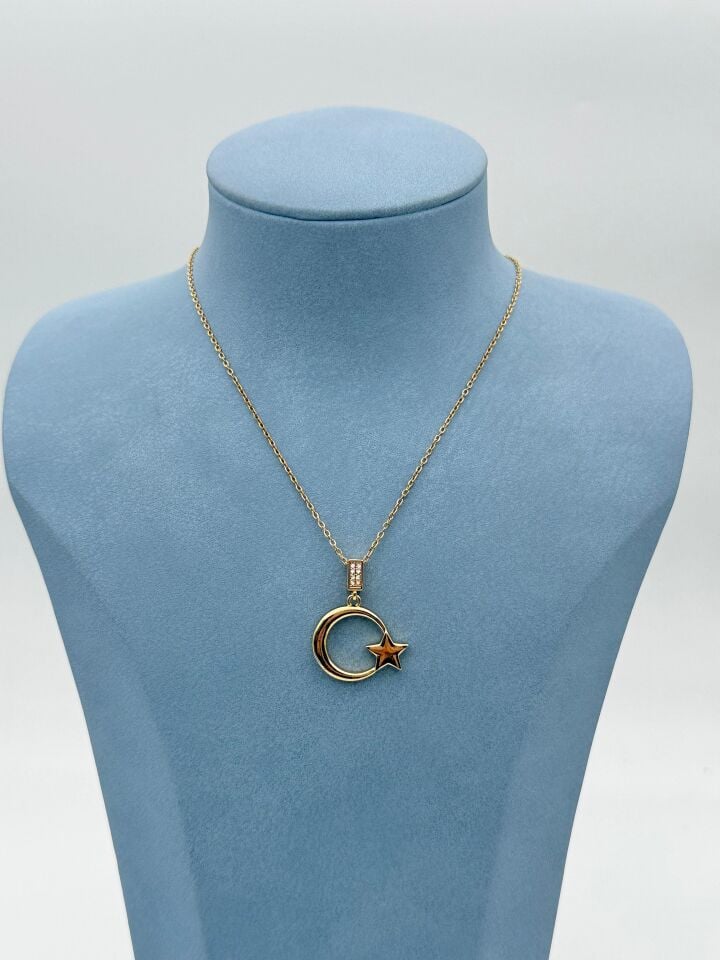 Çelik Kolye 45cm // KOLYE-6385