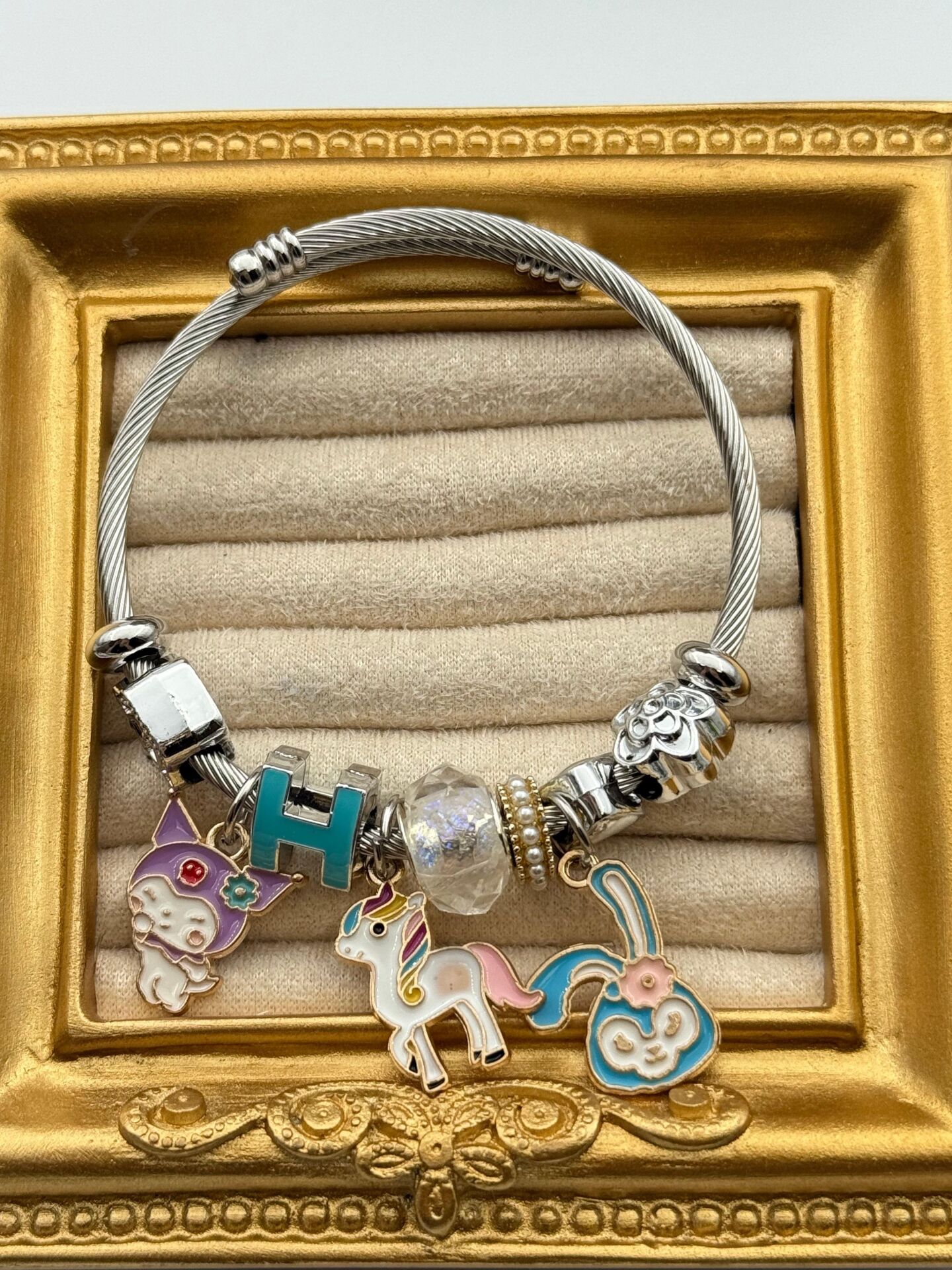 Stahl PNDR Armband // PANDORA-1088
