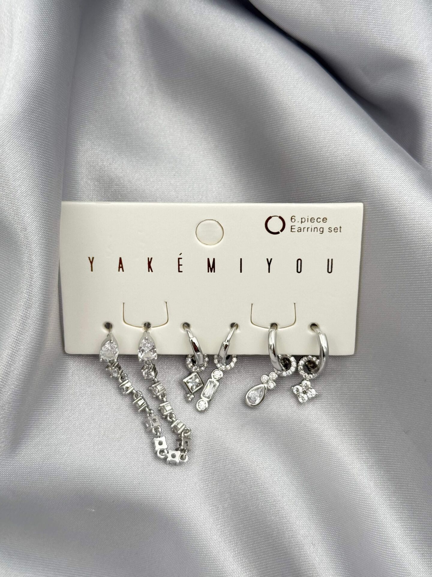 YAKEMIYOU 6'lı Set Küpe // ITHAL-3763