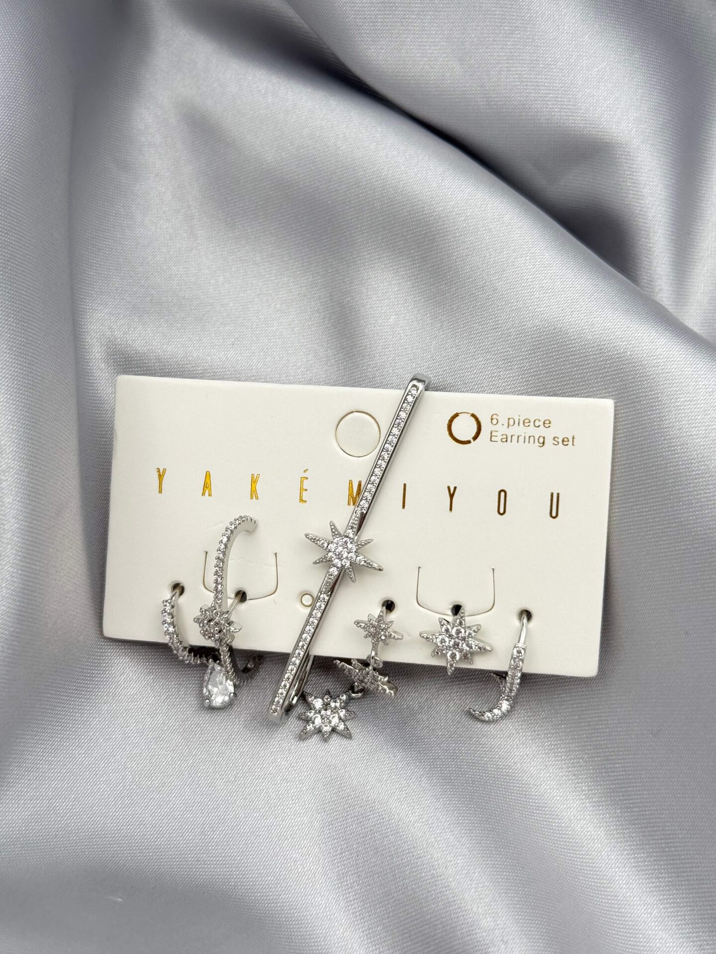 YAKEMIYOU 6'lı Set Küpe // ITHAL-3765