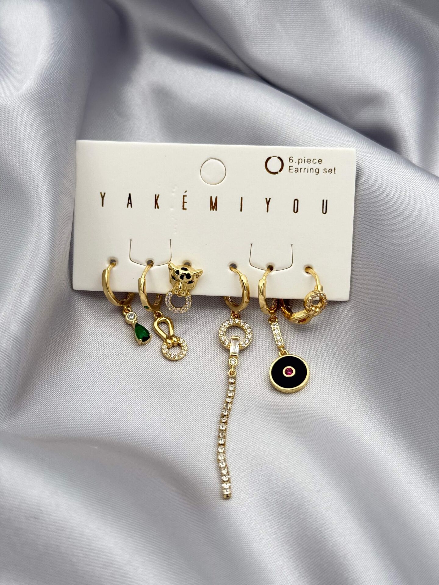 YAKEMIYOU 6'lı Set Küpe // ITHAL-3766