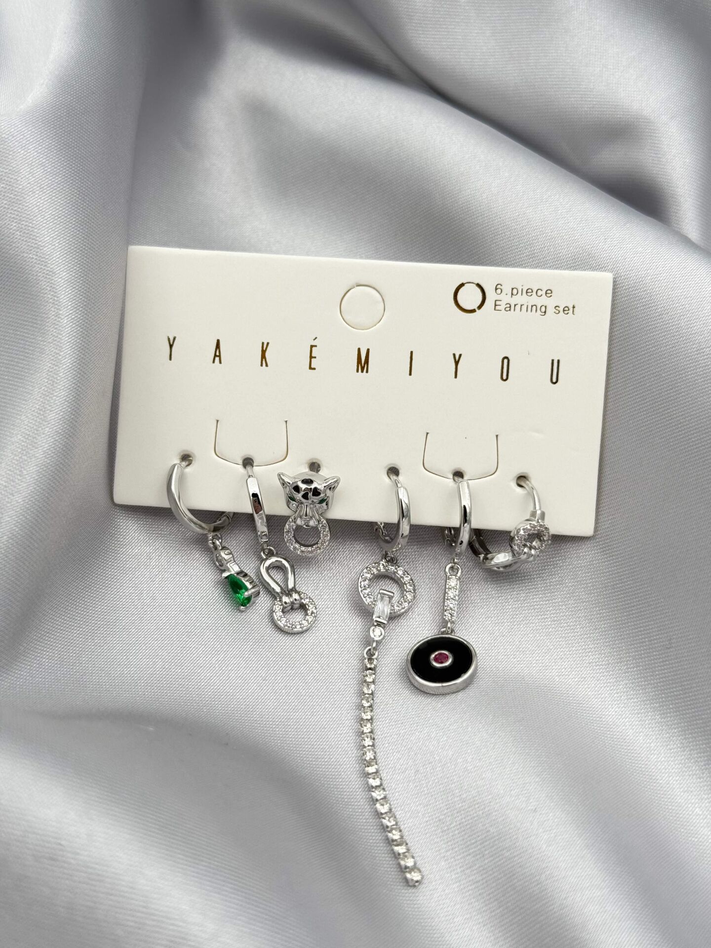 YAKEMIYOU 6'lı Set Küpe // ITHAL-3767