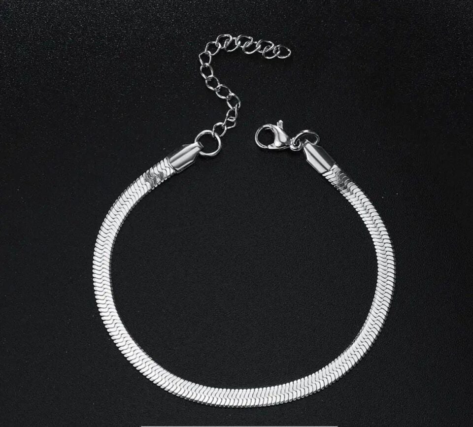 Steel Italian Bracelet Silver