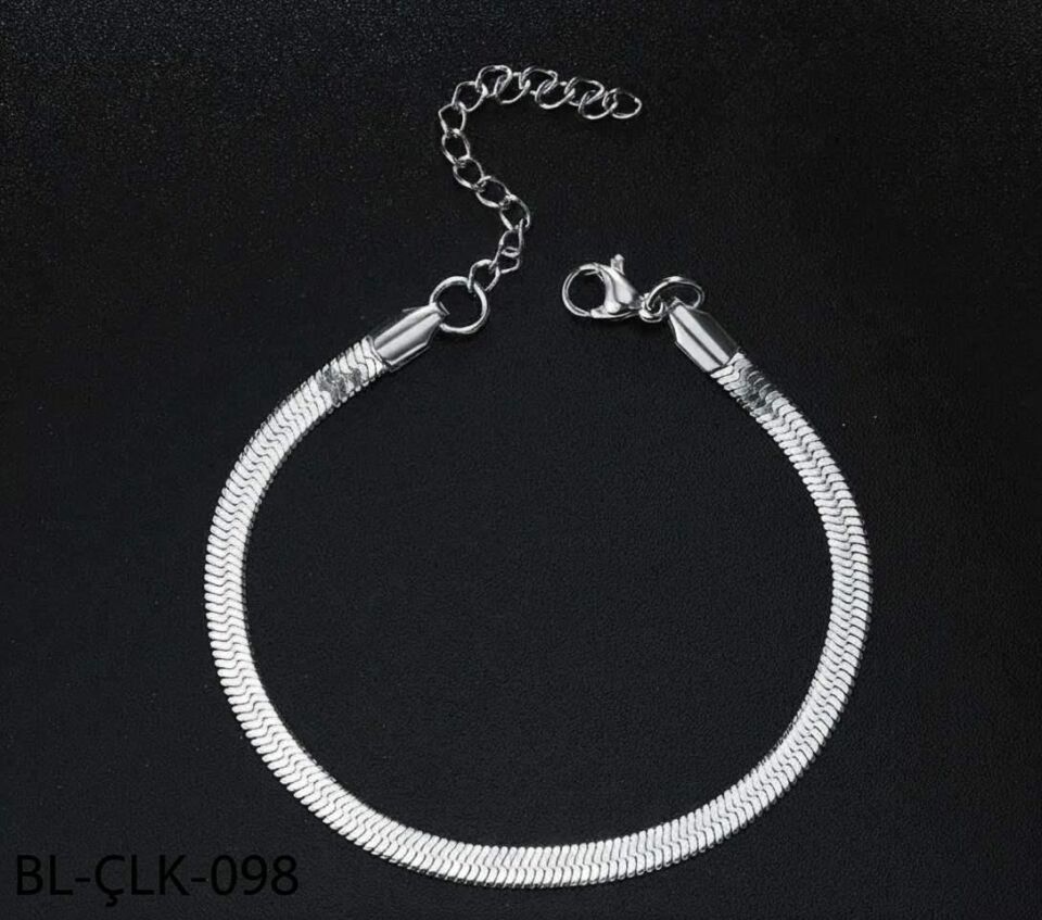 Steel Italian Bracelet Silver