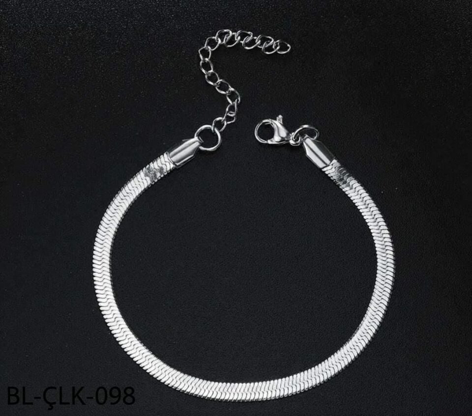 Steel Italian Bracelet Silver