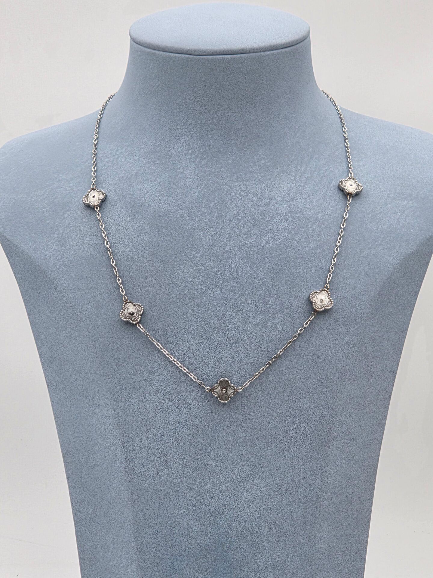 Çelik Kolye 45cm Çift Taraflı // KOLYE-6062