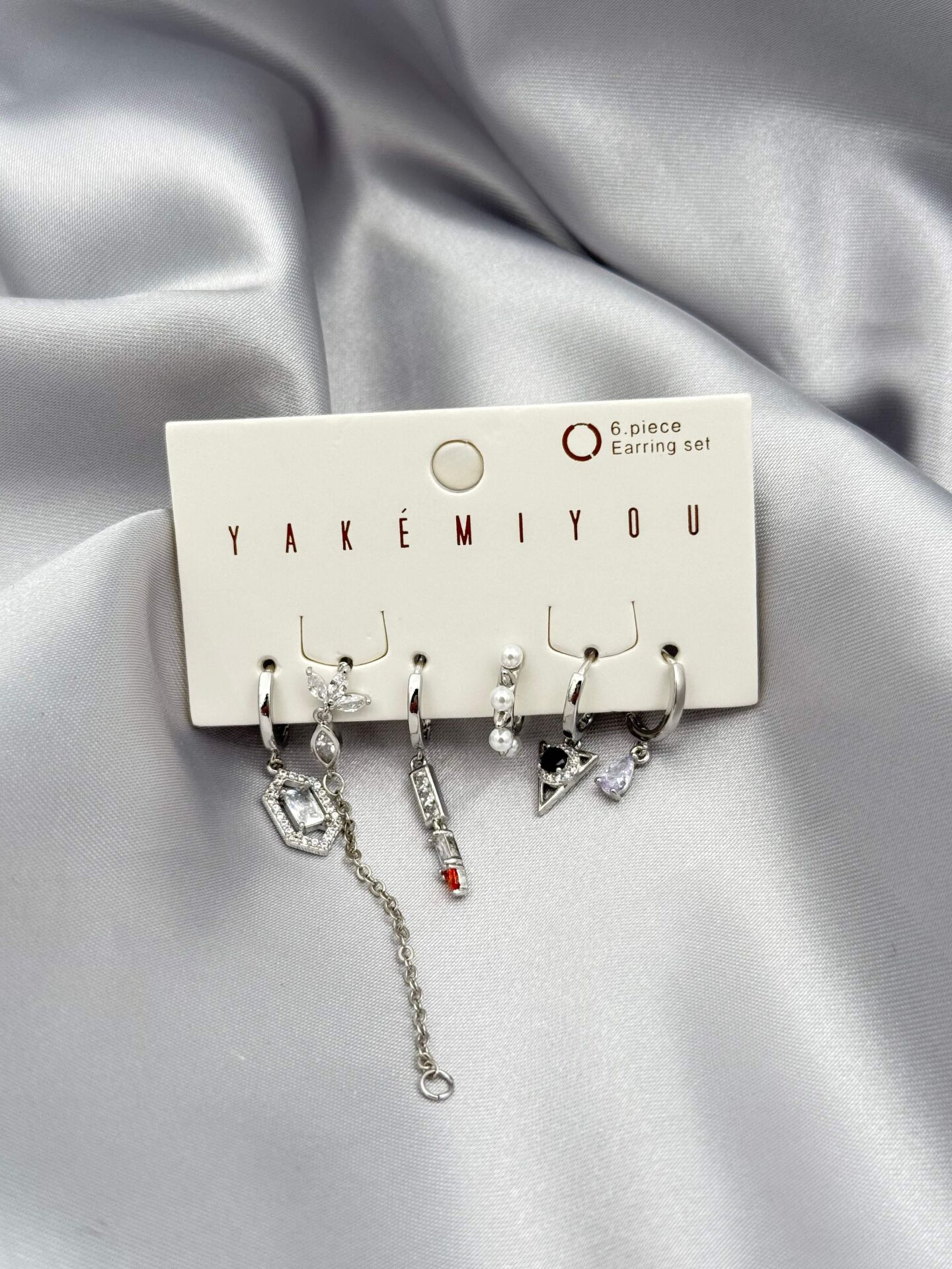 YAKEMIYOU 6'lı Set Küpe // ITHAL-3785