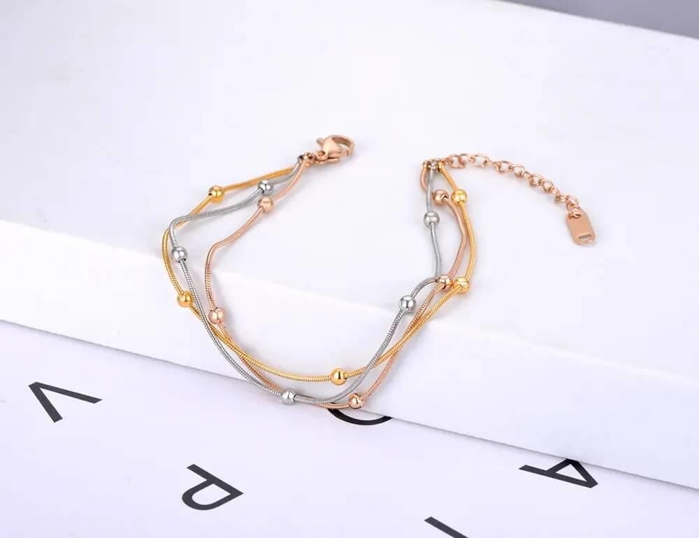 Çelik 3'lü Dorika Bileklik 3 Renk