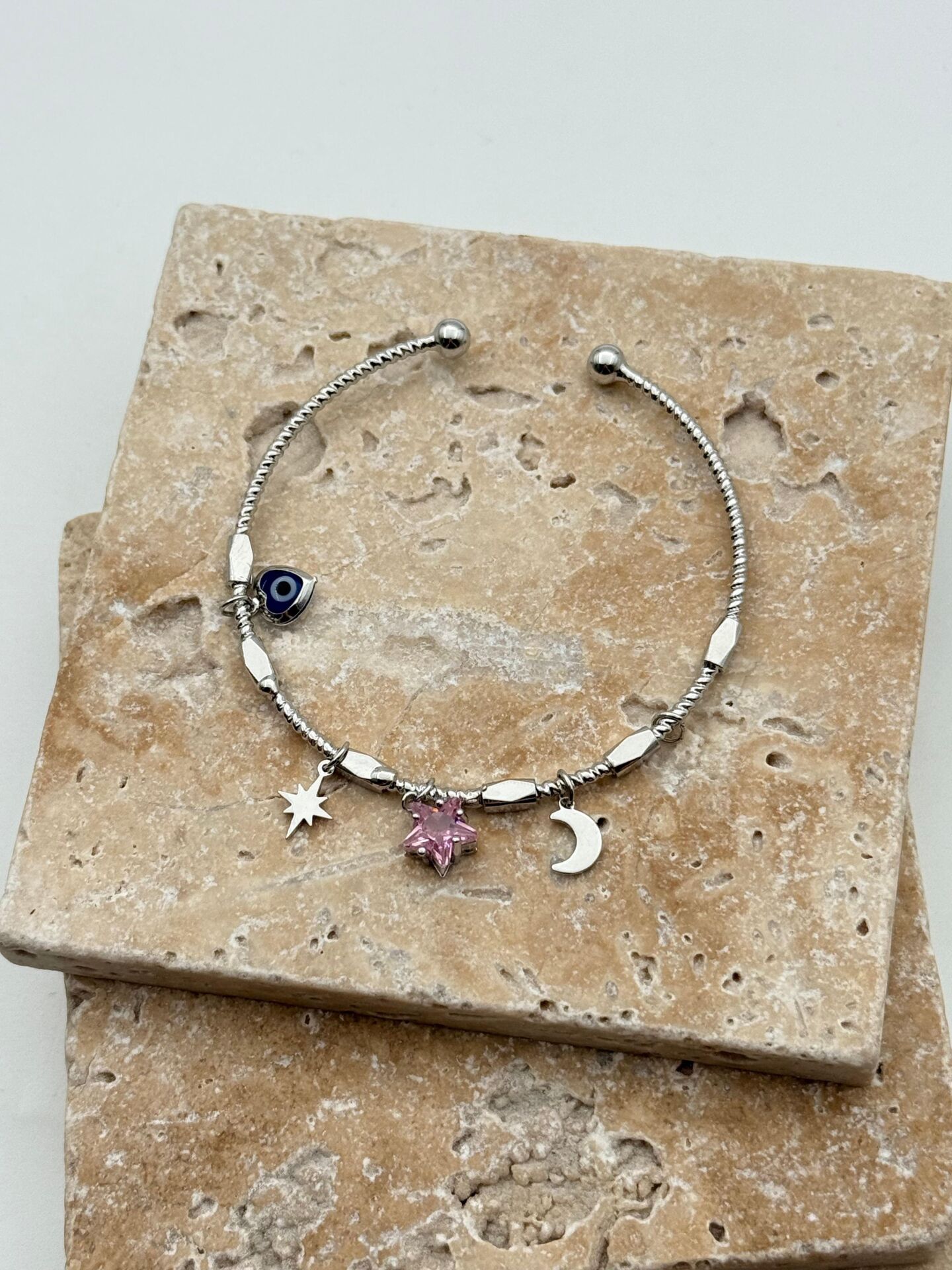 Stahl-Charm-Armband // WRIST-5964