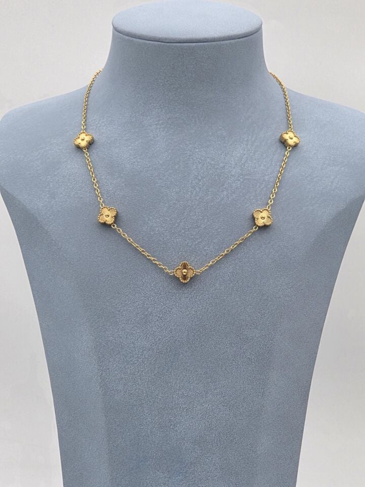 Çelik Kolye 45cm Çift Taraflı // KOLYE-6068