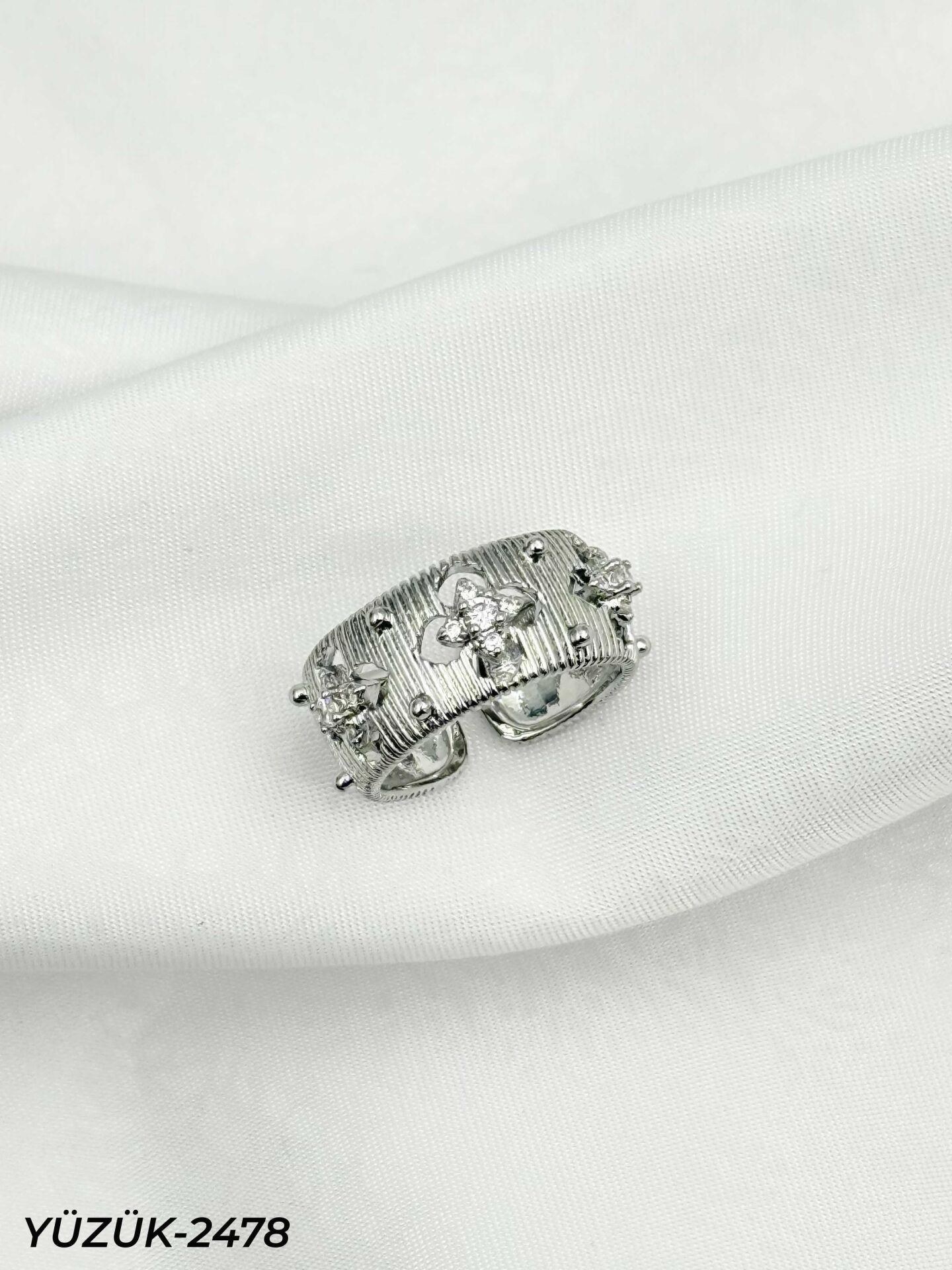 Çelik Yüzük (Ayarlanabilir) // YÜZÜK-2478