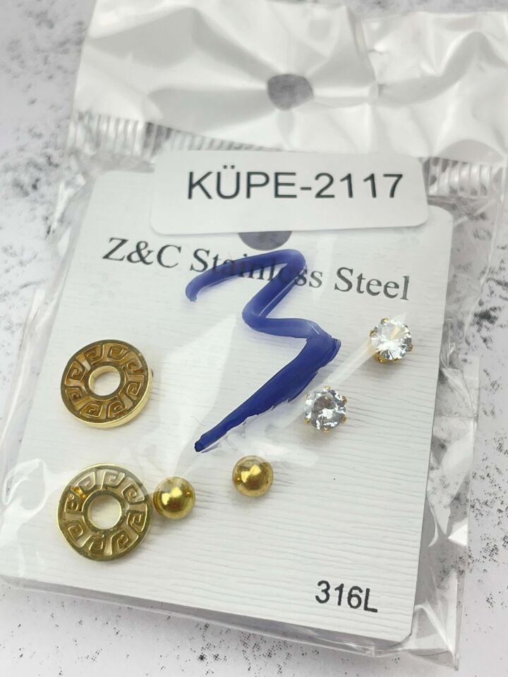 Çelik Halka Küpe // KÜPE-2117