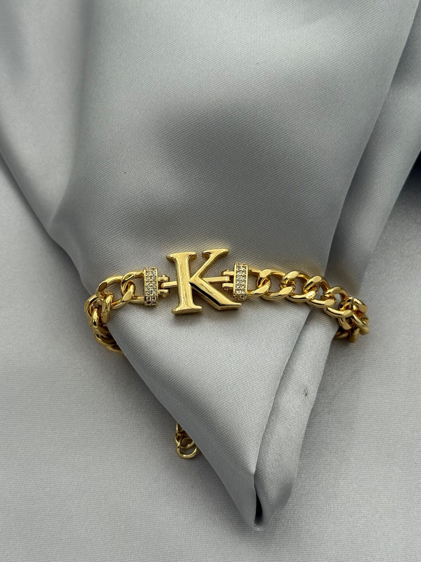 Çelik Harf Bileklik // BILEK-5491