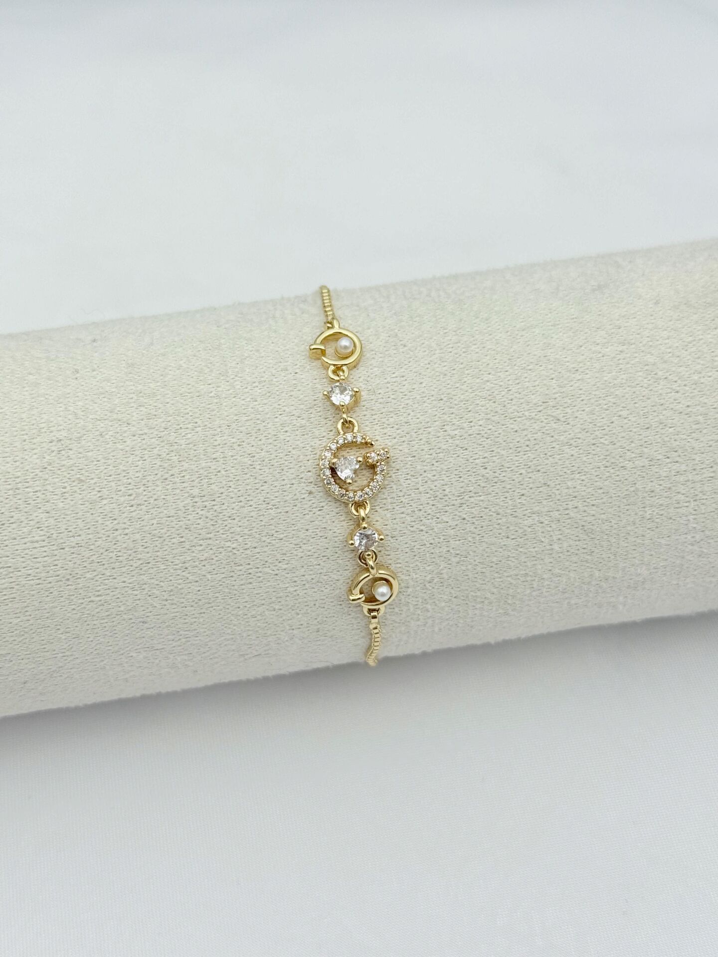 14K Asansörlü Bileklik // BILEK-7101