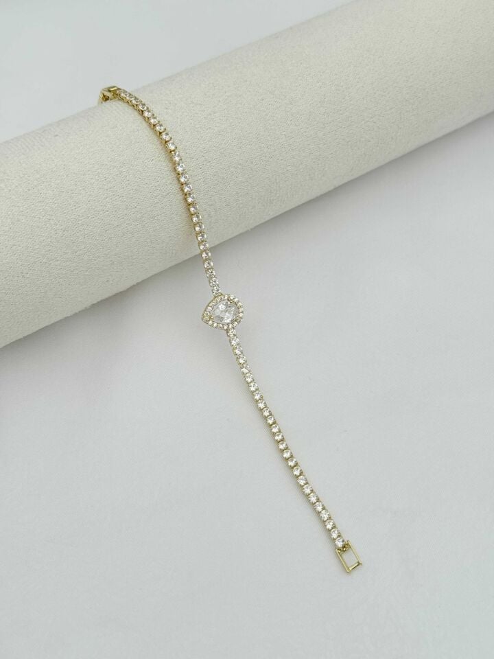 Çelik Motifli Su Yolu Bileklik // BILEK-7103