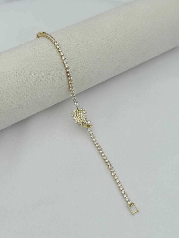 Çelik Motifli Su Yolu Bileklik // BILEK-7104