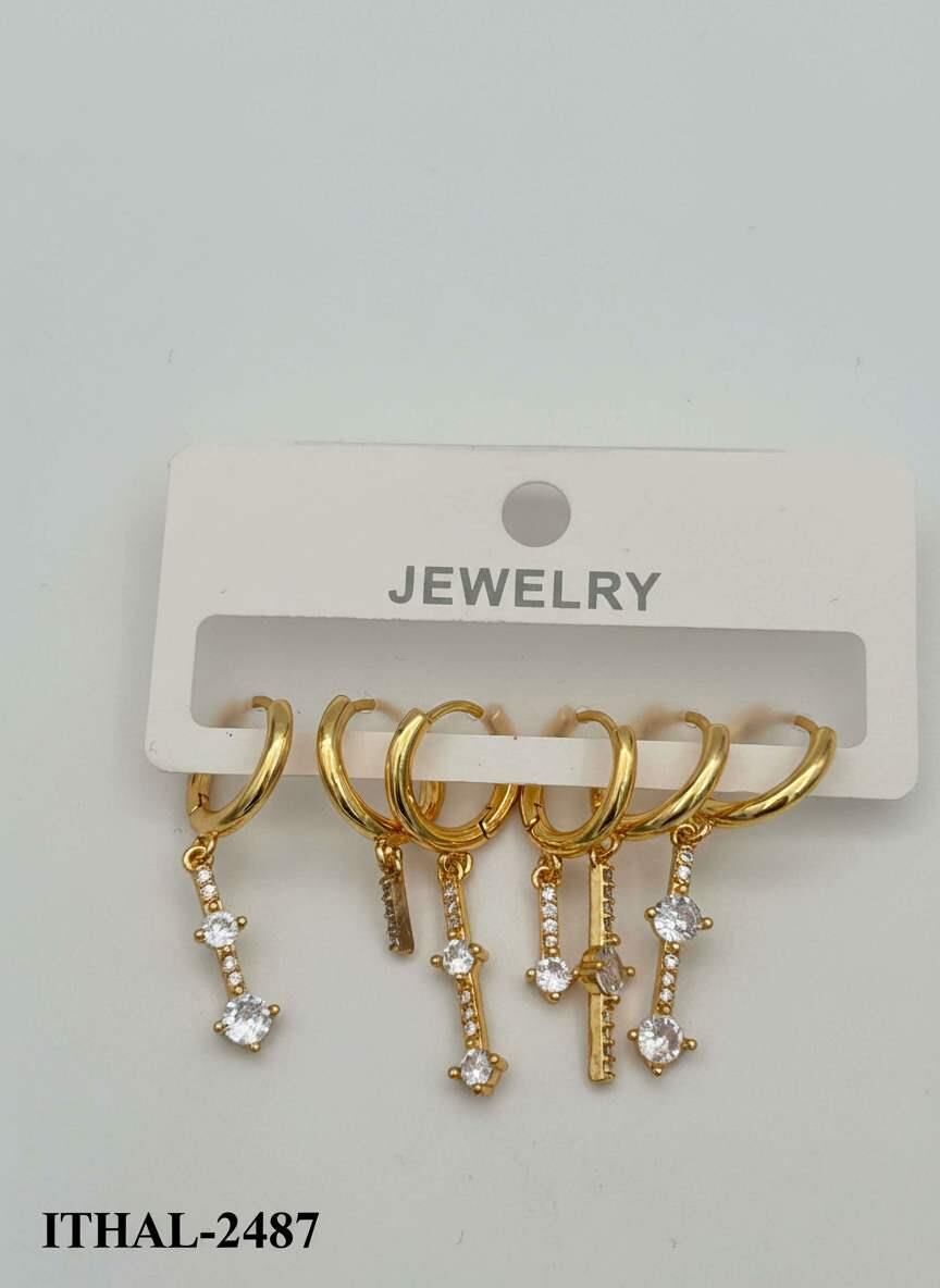 Deluxe 6'lı Küpe // ITHAL-2487