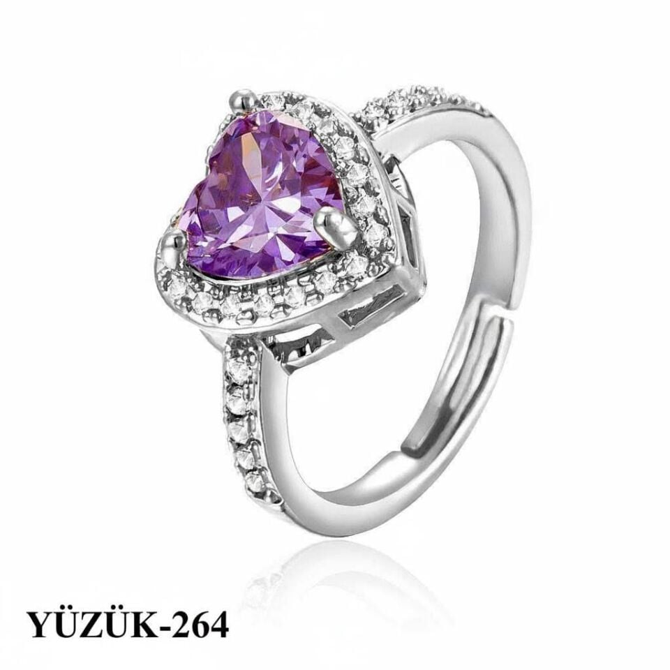 VIP Ring Silber Lavendel