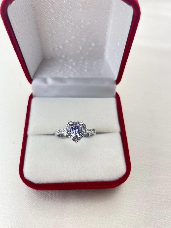 VIP Ring Silver Lavender