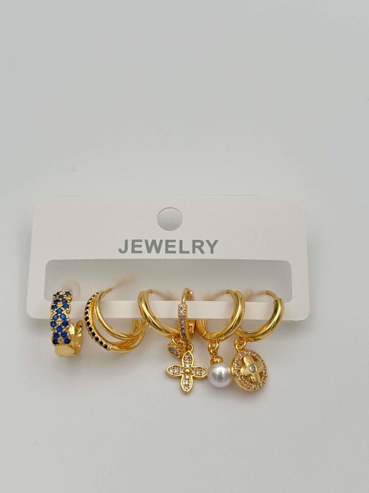 Deluxe 6-teilige Ohrringe // ITHAL-2504