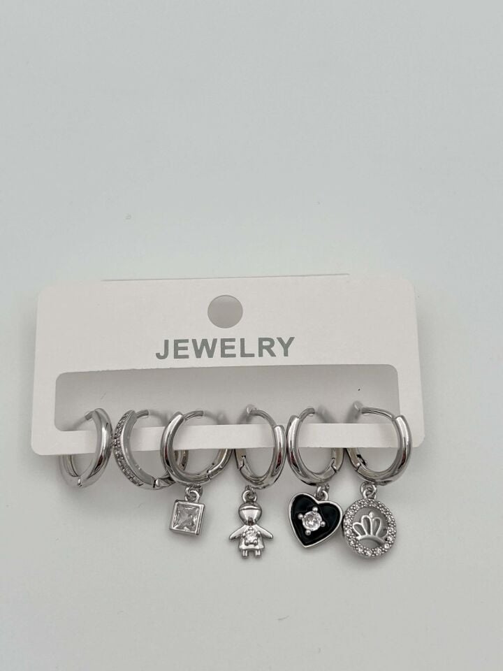 Deluxe 6-Piece Earrings // ITHAL-2506