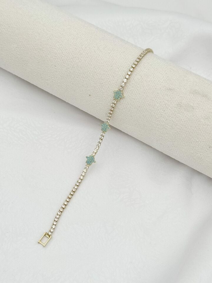 Çelik Motifli Su Yolu Bileklik // BILEK-7000