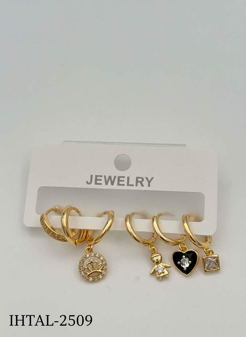 Deluxe 6'lı Küpe // ITHAL-2509