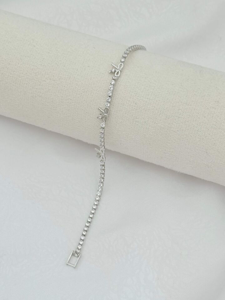 Çelik Motifli Su Yolu Bileklik // BILEK-7002