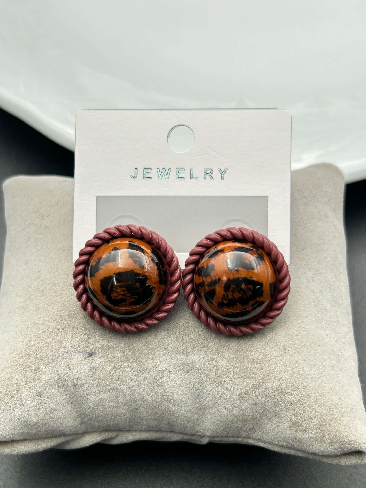 VIP Leopard Earrings // IMPORTED-2614