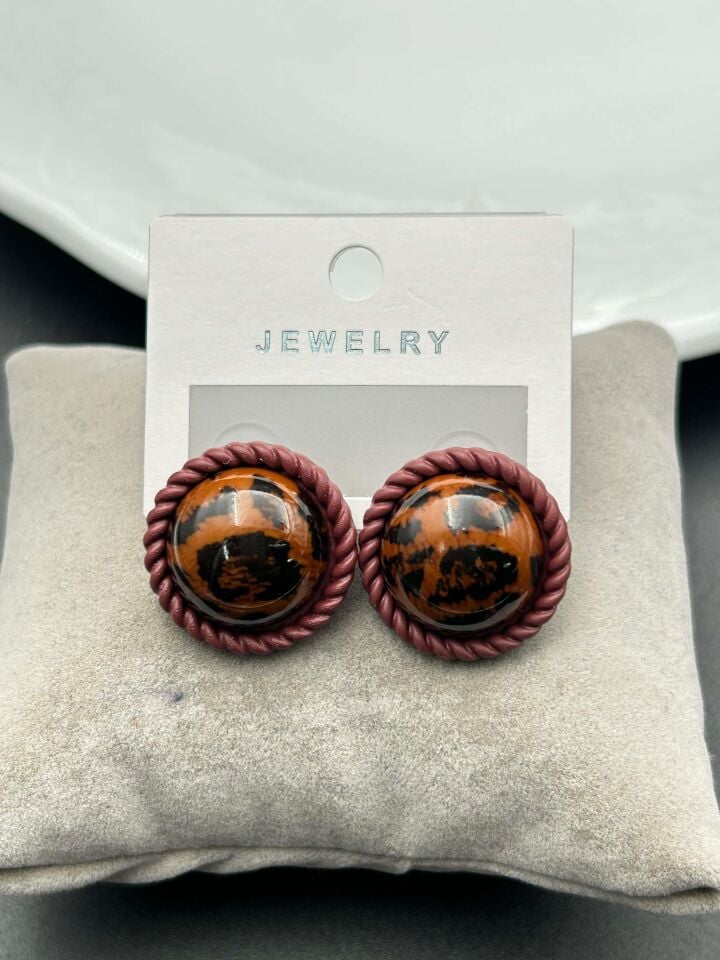 VIP Leopard Earrings // IMPORTED-2614