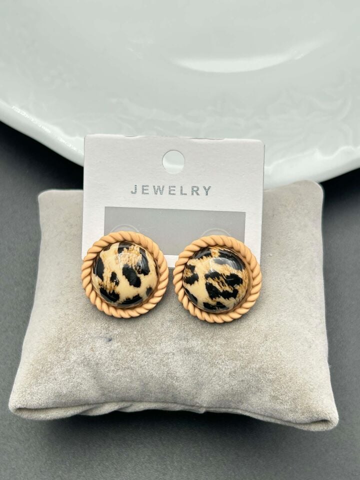 VIP Leopard Earrings // IMPORTED-2615