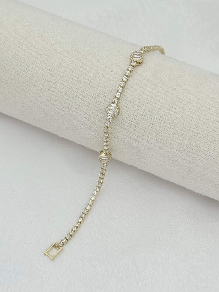 Çelik Motifli Su Yolu Bileklik // BILEK-7005