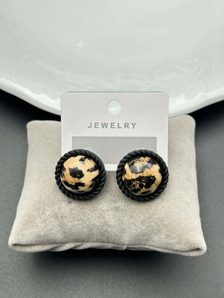VIP Leopard Earrings // IMPORTED-2617