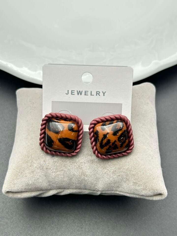 VIP Leopard Earrings // IMPORTED-2618