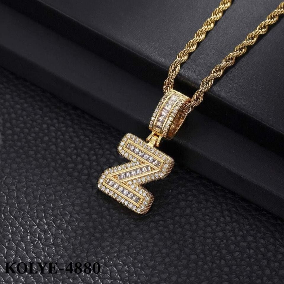 Çelik Harf Kolye (Z) 60cm // KOLYE-4880