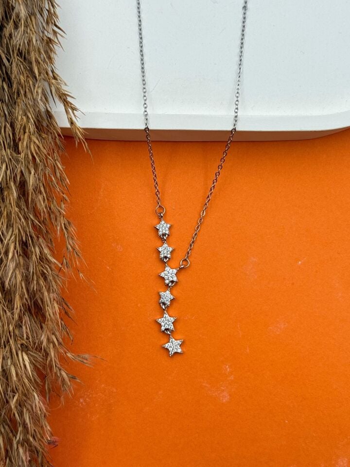 Halskette Modell Y aus Stahl // NECKLACE-5579