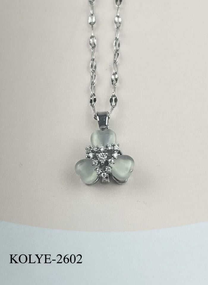 Çelik Dönen Kolye 45cm // KOLYE-2602