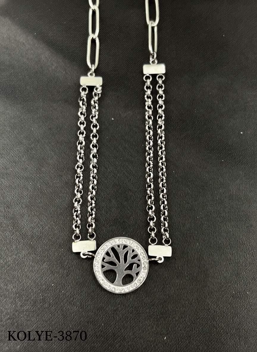 Çelik Kolye 45cm // KOLYE-3870