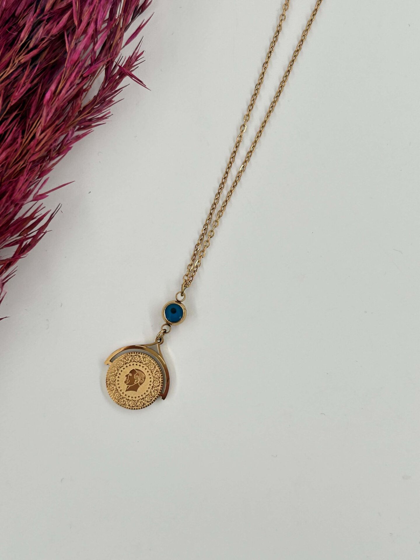 Çelik Kolye 45cm // KOLYE-4452
