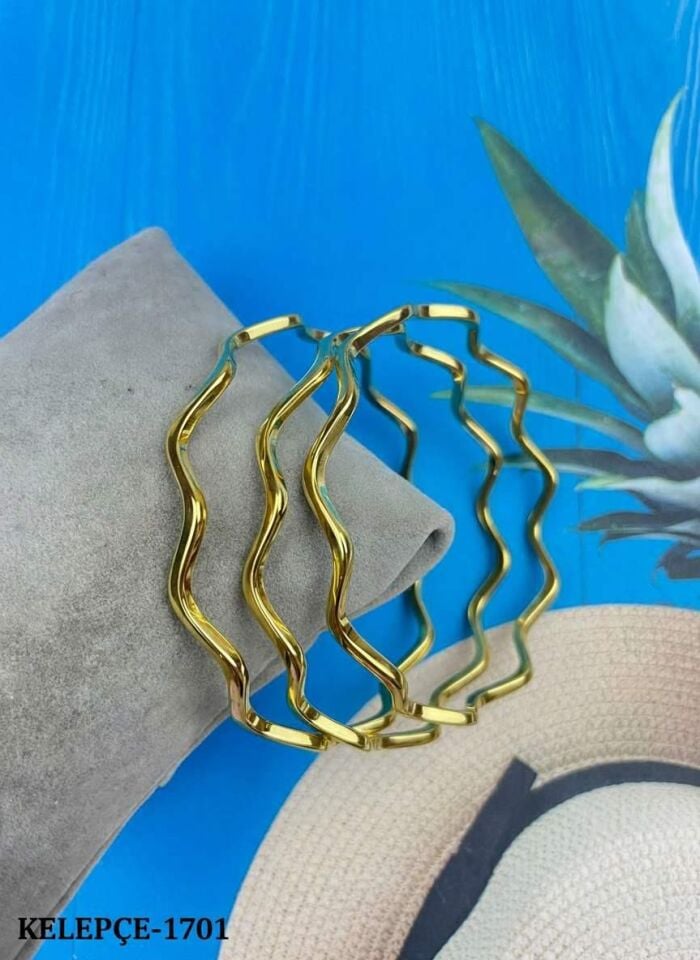 Steel Zigzag Ajda 6.8 Size (sold in 3 pieces)