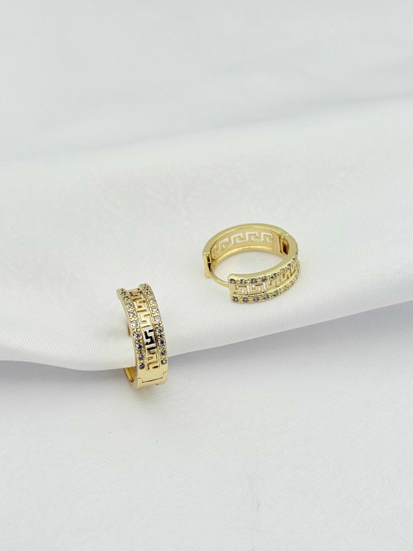 14K Kaplama Zirkon Küpe // ITHAL-3945