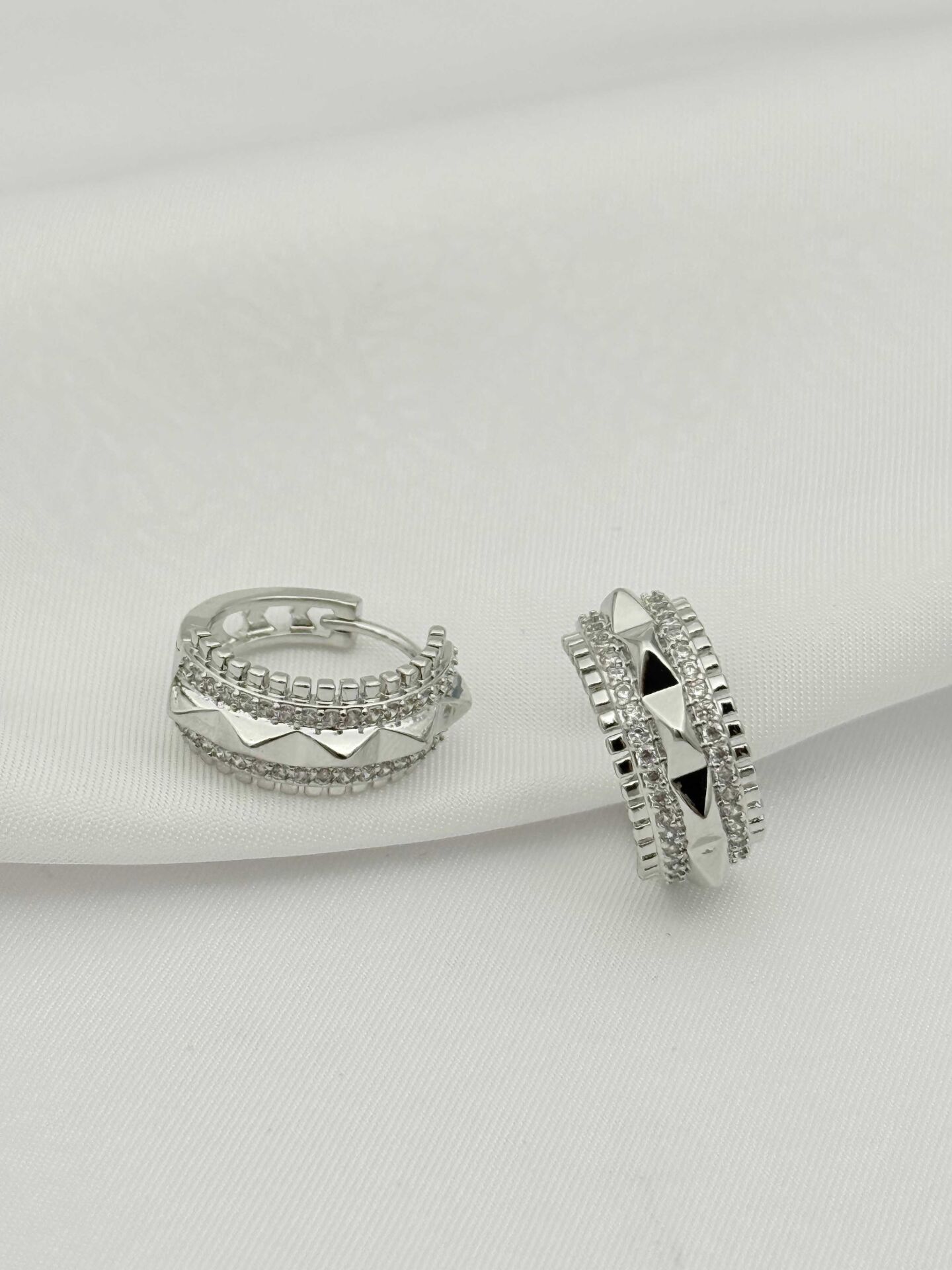 14K Kaplama Zirkon Küpe // ITHAL-3946