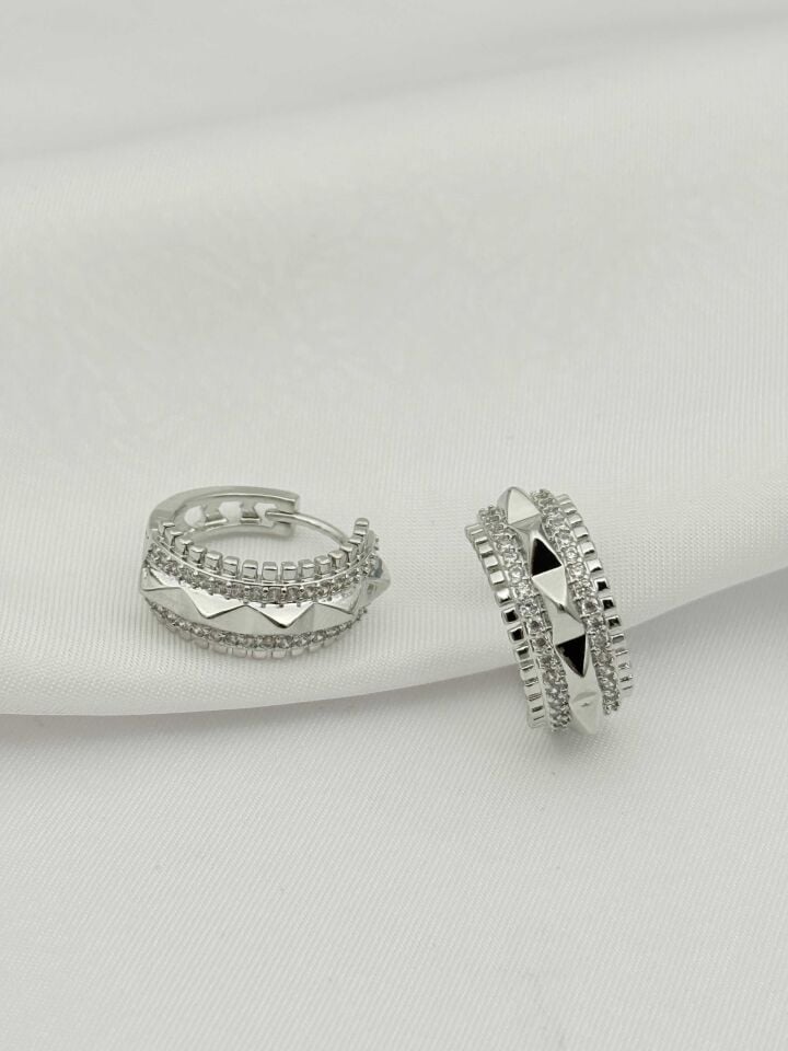 14K Kaplama Zirkon Küpe // ITHAL-3946