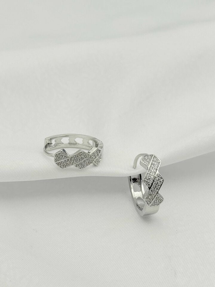 14K Kaplama Zirkon Küpe // ITHAL-3957
