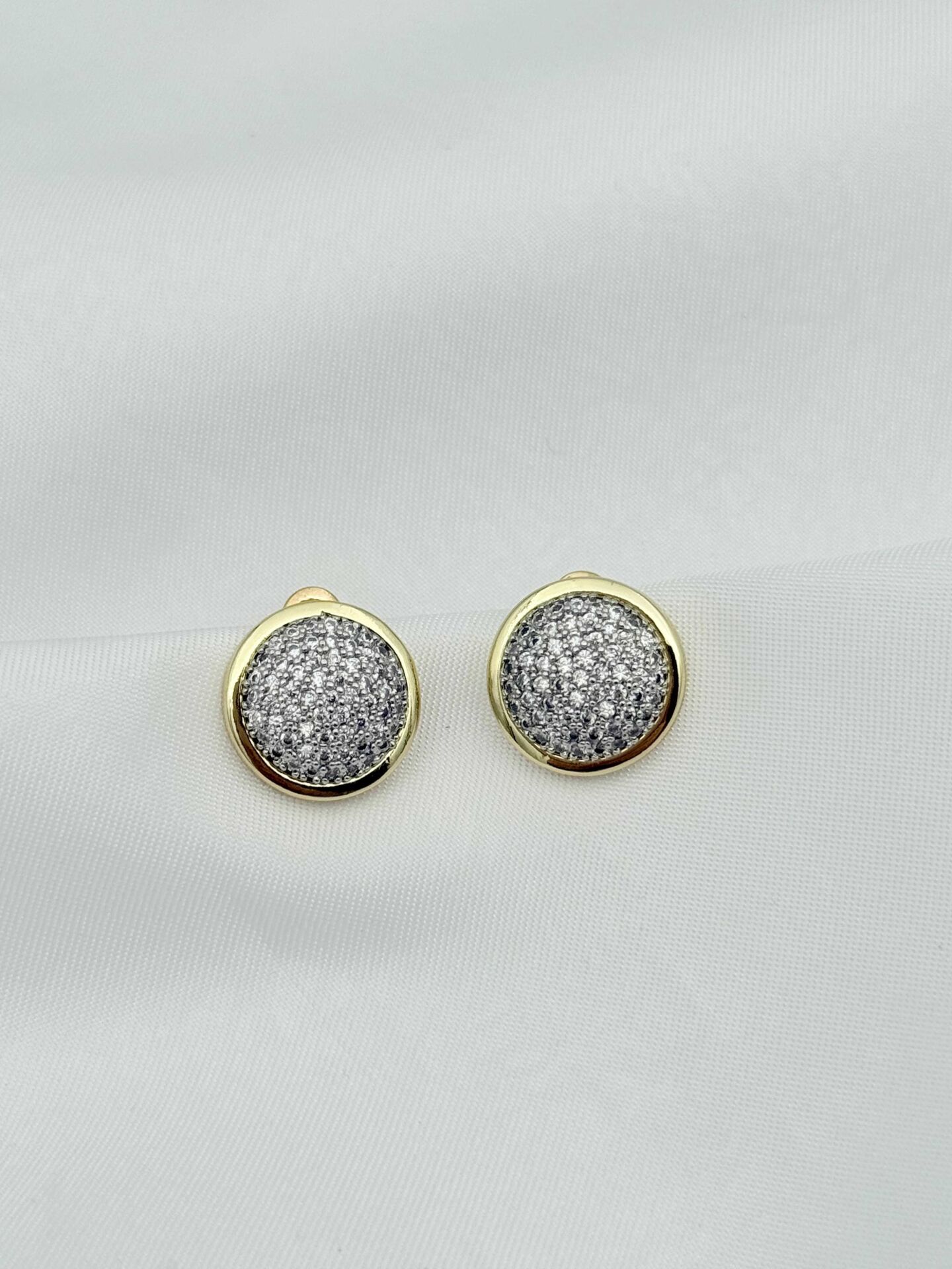 14K Kaplama Zirkon Küpe // ITHAL-3962