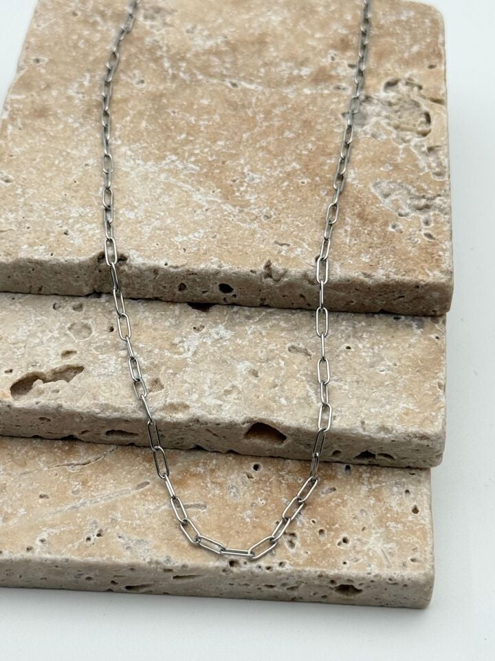 Çelik Kolye 45cm // KOLYE-5621