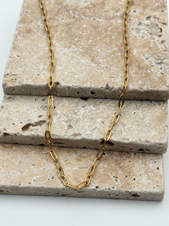 Çelik Kolye 45cm // KOLYE-5623