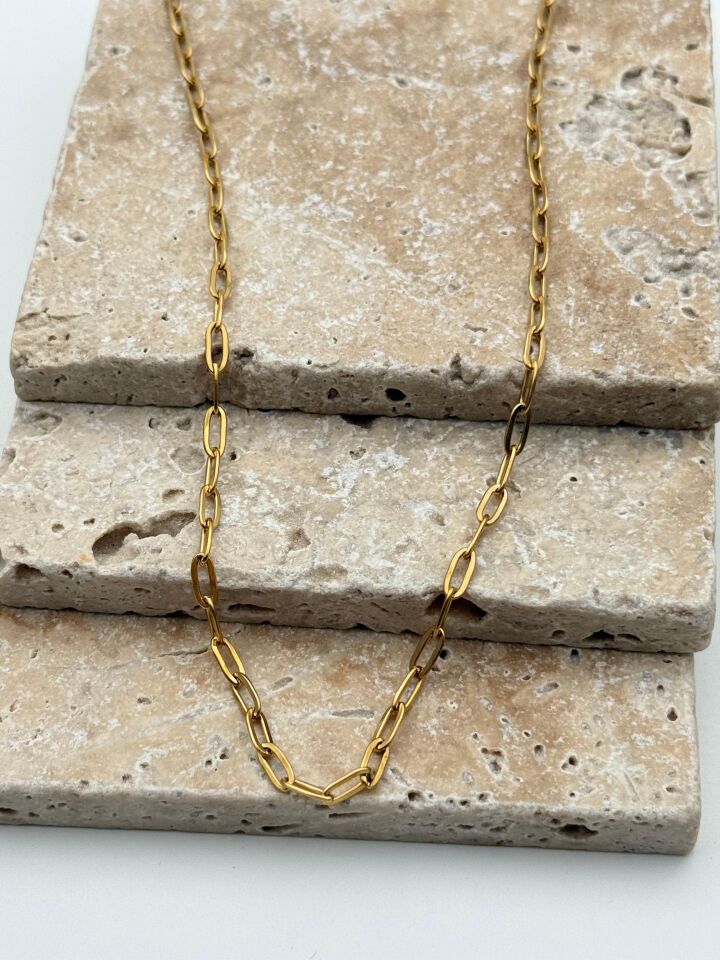 Çelik Kolye 45cm // KOLYE-5623