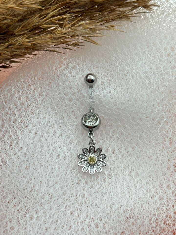 Bauchnabelpiercing aus Stahl // TRAG-170